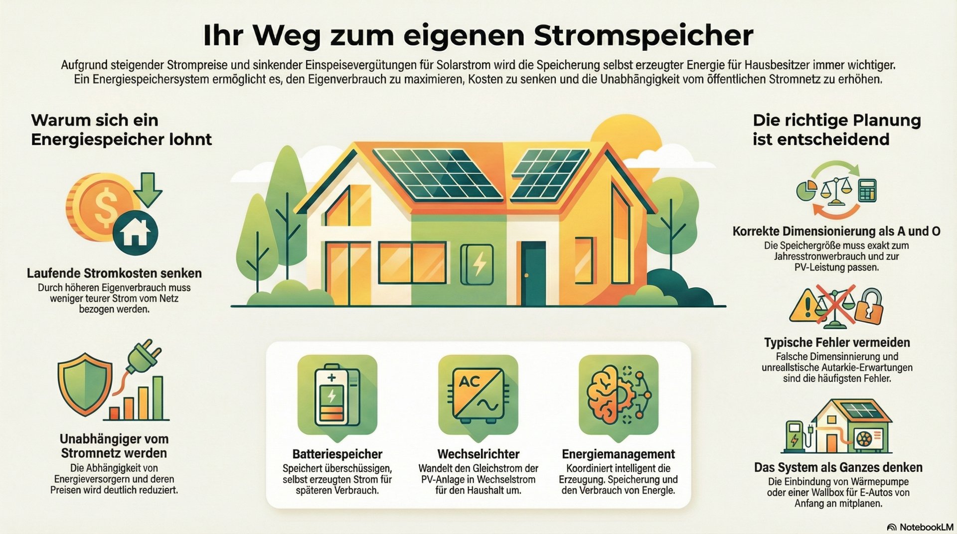 Energiespeichersysteme f&uuml;r Bauherren: Planung, Nutzen und Einsatz im Eigenheim