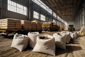 Ein Schüttgutbehälter ist ein spezieller Behälter, der für die Lagerung und den Transport von Schüttgütern, also losen Materialien wie Sand, Getreide, Kies oder Chemikalien, ausgelegt ist. Ein Schüttgutbehälter ist ein spezieller Behälter, der für die Lagerung und den Transport von Schüttgütern, also losen Materialien wie Sand, Getreide, Kies oder Chemikalien, ausgelegt ist.