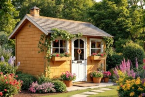 Ein Gartenhaus als Bereicherung für das Grundstück - Bild: BauKI / BAU.DE Ein Gartenhaus als Bereicherung für das Grundstück - Bild: BauKI / BAU.DE