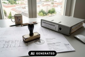 Gebäuderückbau in Berlin: Genehmigung, Schadstofferkundung und Ablauf - Bild: KI-generiert / BAU.DE Gebäuderückbau in Berlin: Genehmigung, Schadstofferkundung und Ablauf - Bild: KI-generiert / BAU.DE