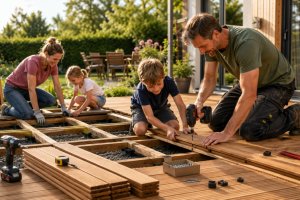 Holzterrasse selber bauen: Was wirklich zählt, bevor die erste Diele liegt - Bild: BauKI / BAU.DE Holzterrasse selber bauen: Was wirklich zählt, bevor die erste Diele liegt - Bild: BauKI / BAU.DE