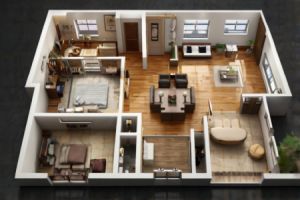 Grundrissplanung: Multifunktionale Einrichtungsmodule für flexible Wohnkonzepte 2026 - Bild: BauKI / BAU.DE Grundrissplanung: Multifunktionale Einrichtungsmodule für flexible Wohnkonzepte 2026 - Bild: BauKI / BAU.DE