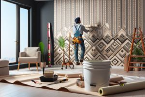 Vliestapete streichen: Das gilt es zu beachten - Bild: BauKI / BAU.DE