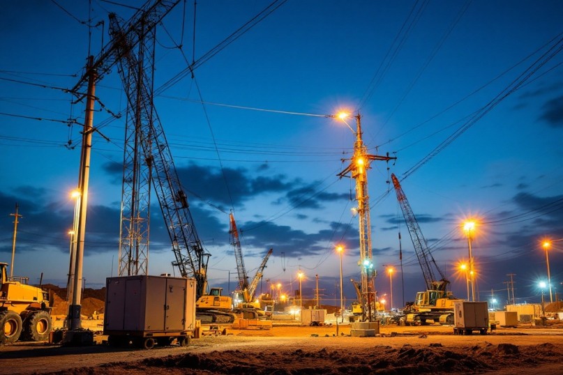 Grundlagen und Ausr&uuml;stung f&uuml;r eine sichere Baustellenbeleuchtung