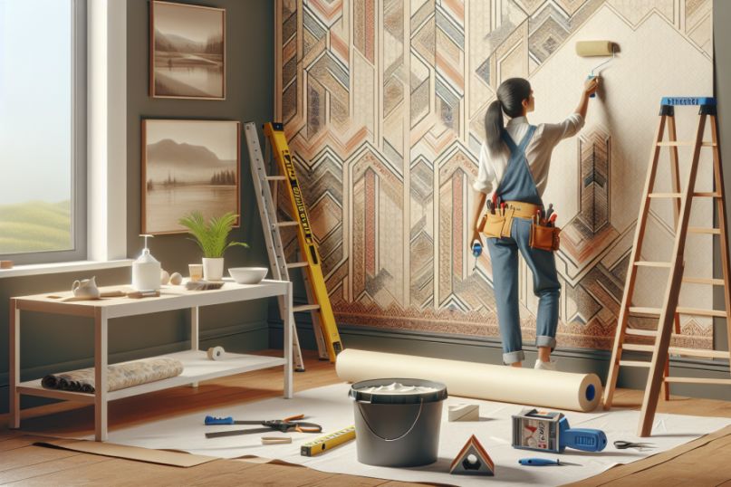 Stoff-Vlies-Tapeten f&uuml;r Effekt-W&auml;nde