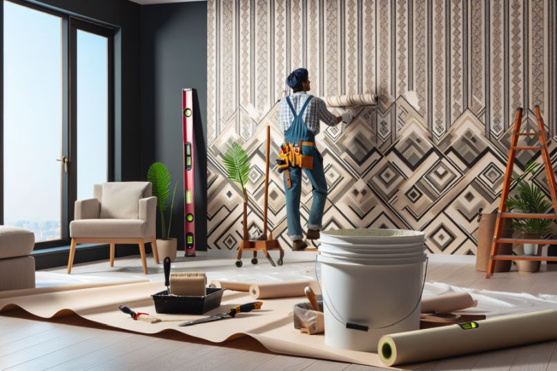 Metall-Vlies-Tapeten f&uuml;r die K&uuml;che