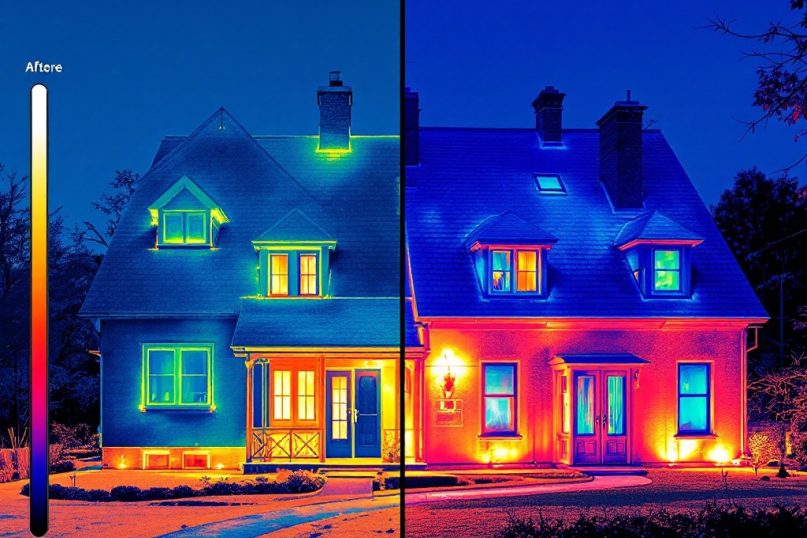 Mit der Innend&auml;mmung einzelner Wohnbereiche oder Sanierung des Dachstuhls lassen sich effektiv die Energiekosten senken